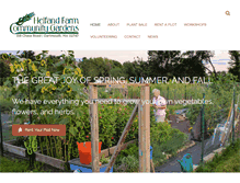 Tablet Screenshot of helfandgardens.com